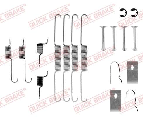 Piederumu komplekts, Bremžu loki QUICK BRAKE 105-0636 1