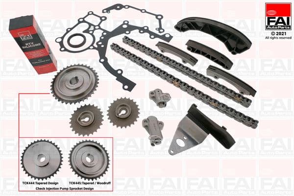 Sadales vārpstas piedziņas ķēdes komplekts FAI AutoParts TCK445 1