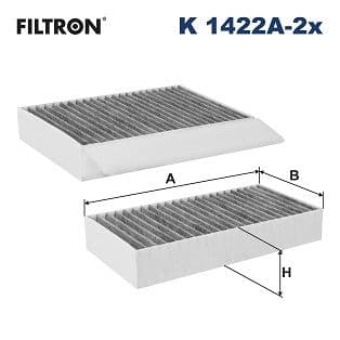 Filtrs, Salona telpas gaiss FILTRON K 1422A-2x 1