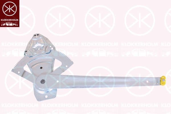 Stikla pacelšanas mehānisms KLOKKERHOLM 25091103 1