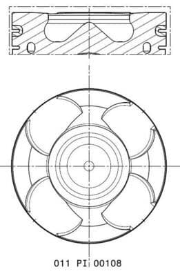 Virzulis MAHLE 011 PI 00108 000 1