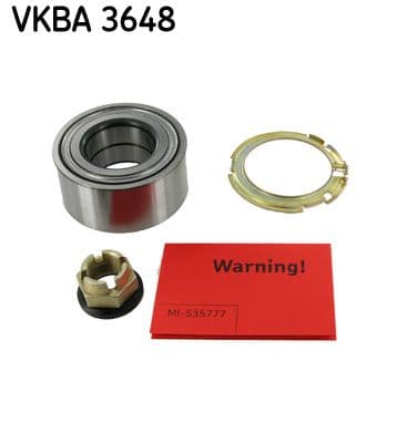 Riteņa rumbas gultņa komplekts SKF VKBA 3648 1