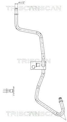 Hidrauliskā šļūtene, Stūres iekārta TRISCAN 8516 16040 1