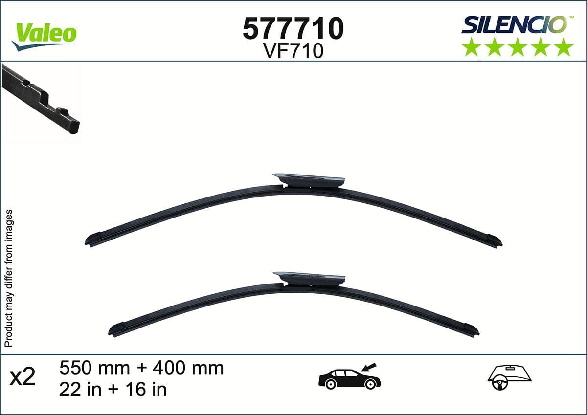Stikla tīrītāja slotiņa VALEO 577710 1
