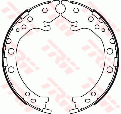 Bremžu loku kompl., Stāvbremze TRW GS8789 1