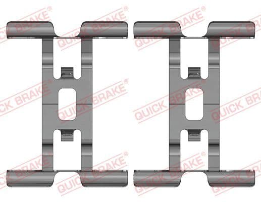 Piederumu komplekts, Disku bremžu uzlikas QUICK BRAKE 109-0211 1