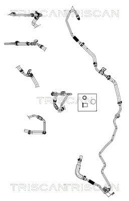 Hidrauliskā šļūtene, Stūres iekārta TRISCAN 8516 43005 1