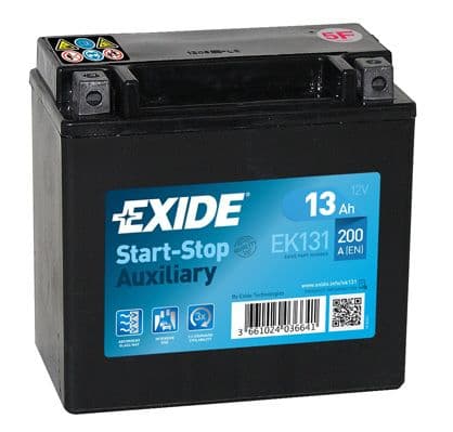 Startera akumulatoru baterija EXIDE EK131 1