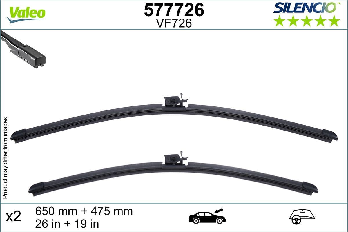 Stikla tīrītāja slotiņa VALEO 577726 1
