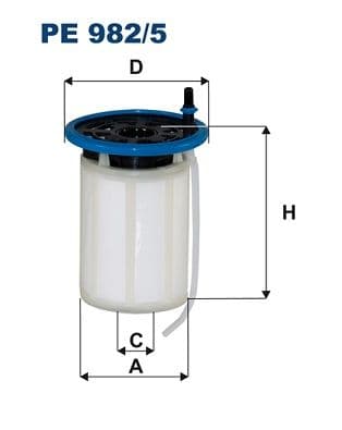 Degvielas filtrs FILTRON PE 982/5 1