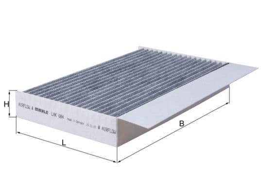 Filtrs, Salona telpas gaiss KNECHT LAK 684 1