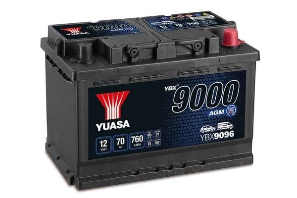 Startera akumulatoru baterija YUASA YBX9096 1