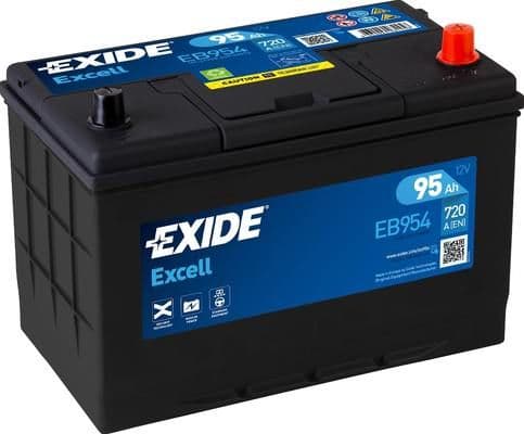 Startera akumulatoru baterija EXIDE EB954 1