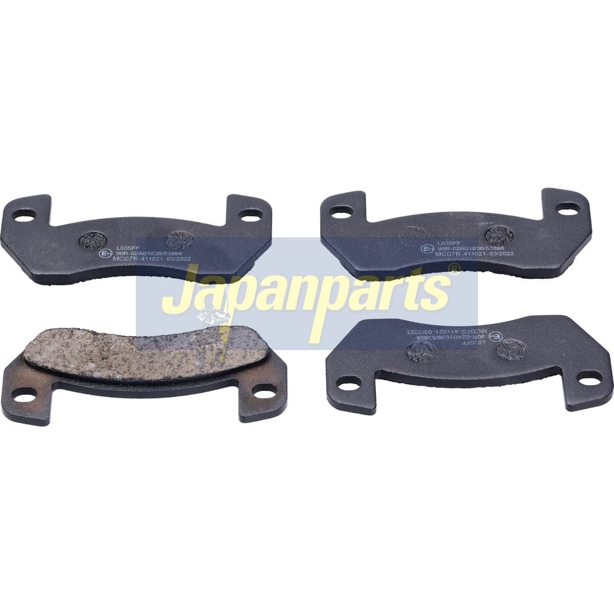 Bremžu uzliku kompl., Disku bremzes JAPANPARTS PP-MC07 1