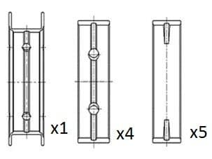 Kloķvārpstas gultnis FAI AutoParts BM1113-STD 1