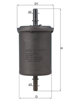 Degvielas filtrs MAHLE KL 416/1 1
