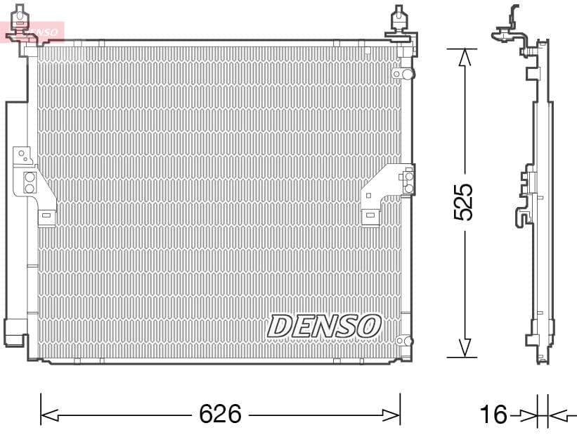 Kondensators, Gaisa kond. sistēma DENSO DCN50034 1