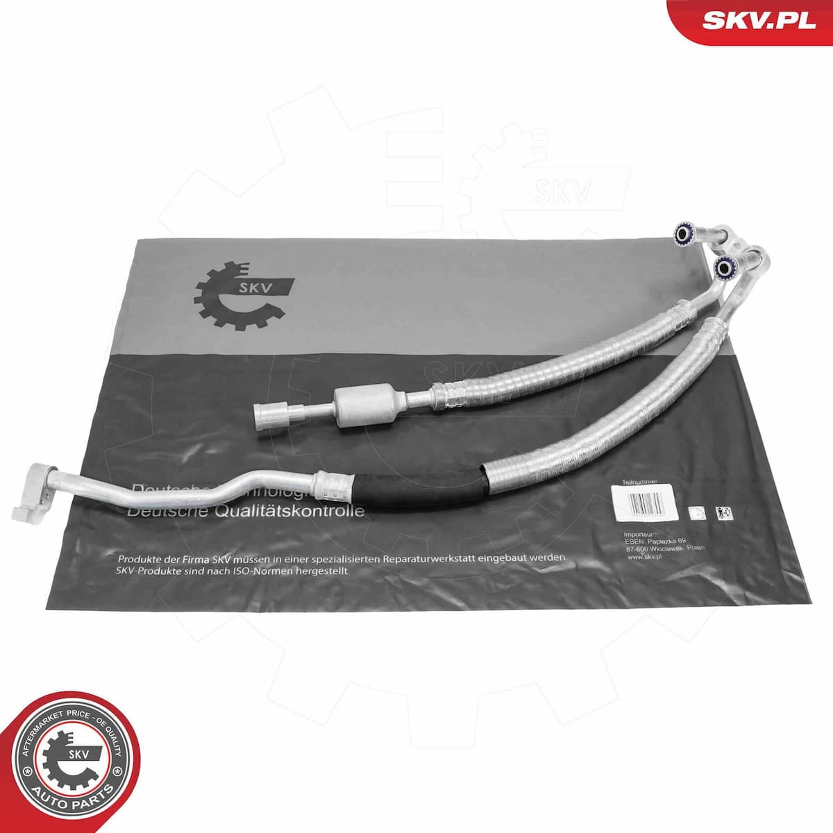 Augst-/Zemspiediena cauruļvads, Gaisa kond. sist. ESEN SKV 54SKV862 1