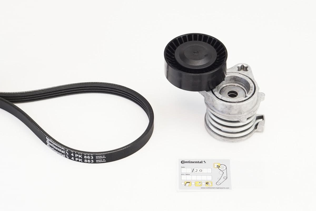 Ķīļrievu siksnu komplekts CONTINENTAL CTAM 4PK863K1 1