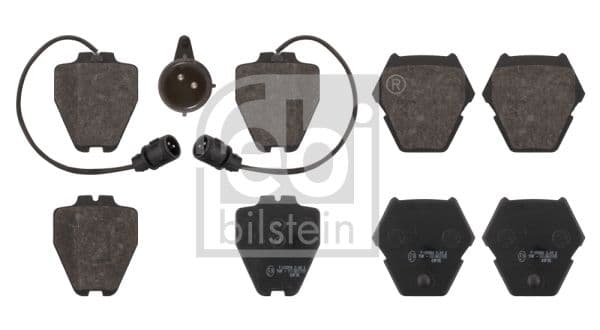 Bremžu uzliku kompl., Disku bremzes FEBI BILSTEIN 16763 1