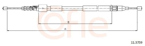 Trose, Stāvbremžu sistēma COFLE 92.11.5759 1