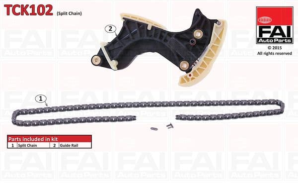 Sadales vārpstas piedziņas ķēdes komplekts FAI AutoParts TCK102 1