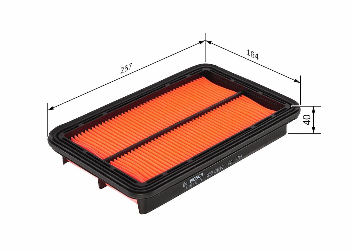 Gaisa filtrs BOSCH 1 457 433 072 1