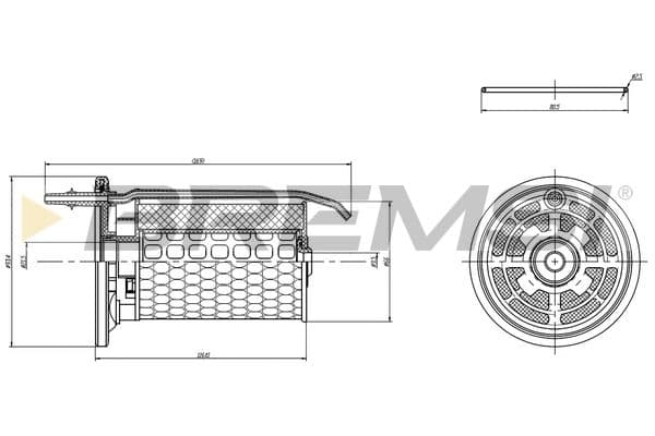 Degvielas filtrs BREMSI FE0364 1