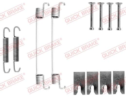 Piederumu komplekts, Bremžu loki QUICK BRAKE 105-0827 1