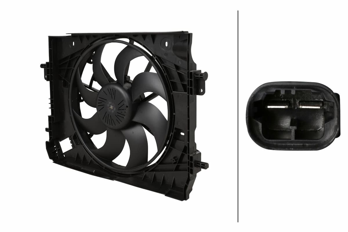 Ventilators, Motora dzesēšanas sistēma HELLA 8EW 366 420-351 1