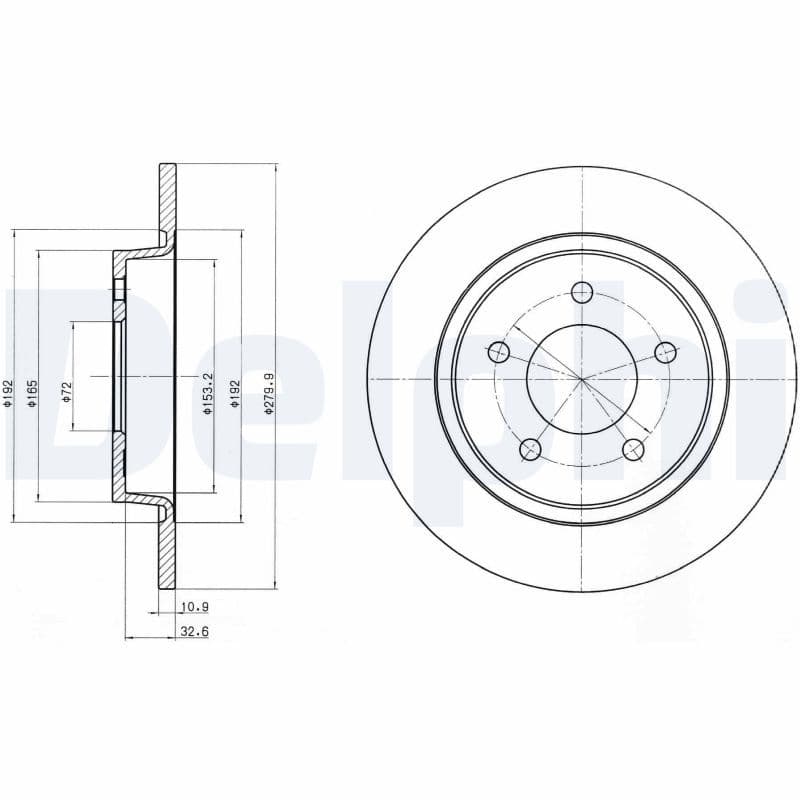 Bremžu diski DELPHI BG3930 1