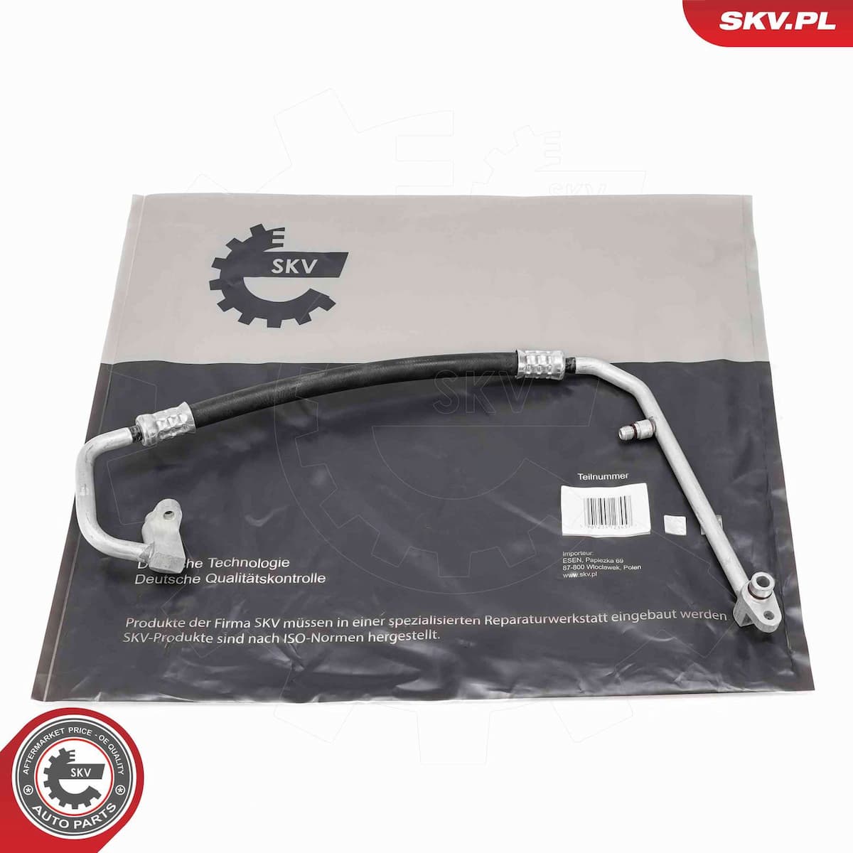 Augst-/Zemspiediena cauruļvads, Gaisa kond. sist. ESEN SKV 54SKV675 1