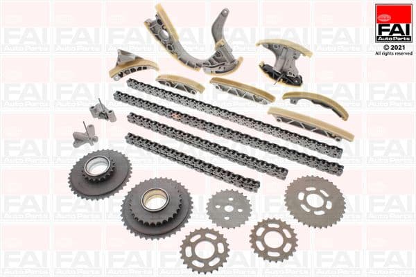 Sadales vārpstas piedziņas ķēdes komplekts FAI AutoParts TCK217NG 1
