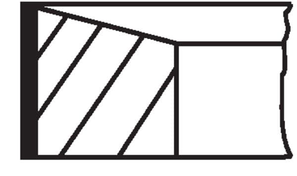 Virzuļa gredzenu komplekts MAHLE 640 RS 00115 0N0 1