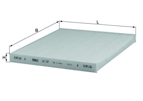 Filtrs, Salona telpas gaiss KNECHT LA 157 1
