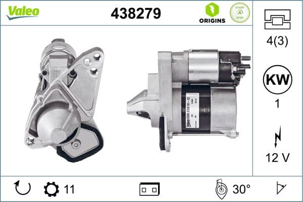 Starteris VALEO 438279 1