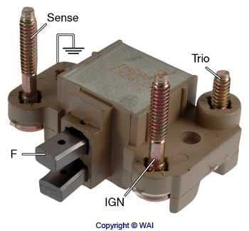 Ģeneratora sprieguma regulators WAI IM288 1