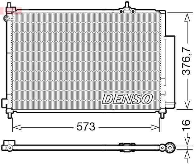 Kondensators, Gaisa kond. sistēma DENSO DCN40031 1