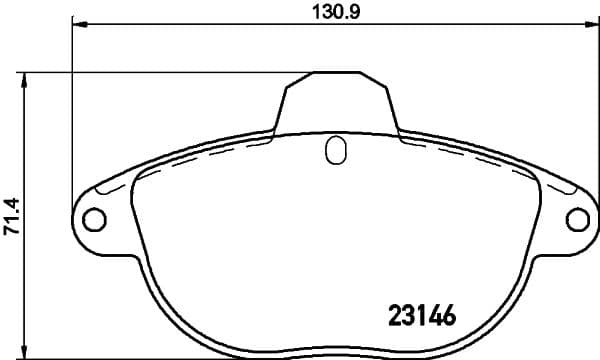 Bremžu uzliku kompl., Disku bremzes HELLA PAGID 8DB 355 019-281 1