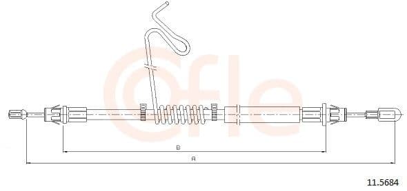 Trose, Stāvbremžu sistēma COFLE 92.11.5684 1