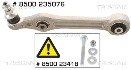 Neatkarīgās balstiekārtas svira, Riteņa piekare TRISCAN 8500 235076 1
