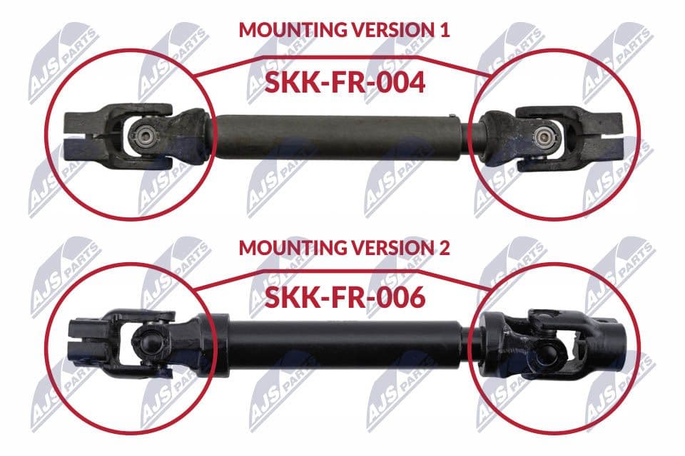 Stūres sviras vārpsta NTY SKK-FR-004 1