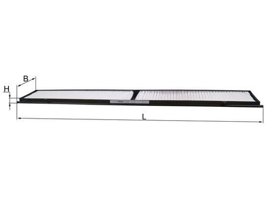 Filtrs, Salona telpas gaiss KNECHT LA 248 1