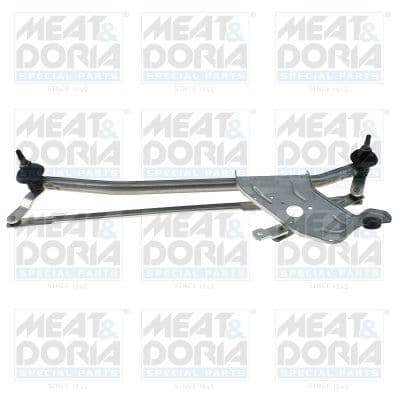 Stiklu tīrītāja sviru un stiepņu sistēma MEAT & DORIA 227078 1