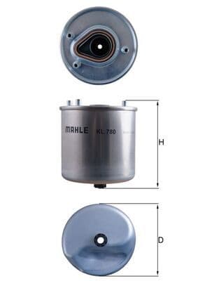 Degvielas filtrs KNECHT KL 780 1