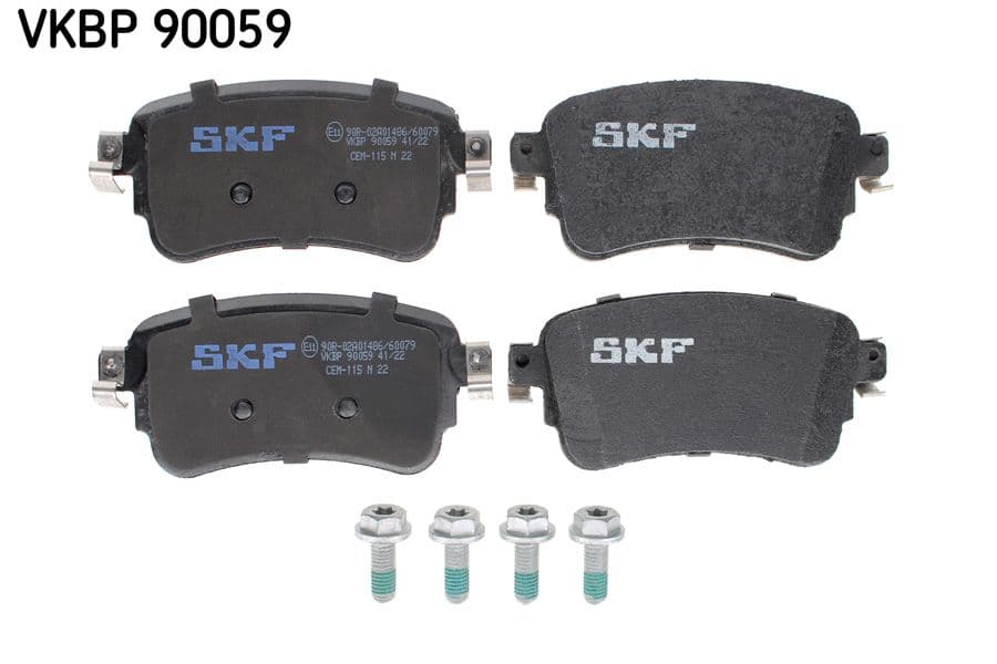 Bremžu uzliku kompl., Disku bremzes SKF VKBP 90059 1