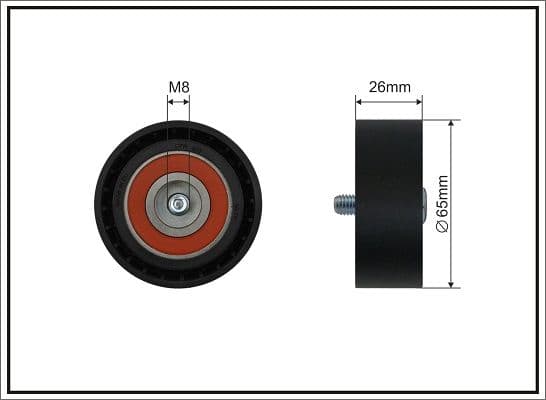 Parazīt-/Vadrullītis, Ķīļrievu siksna CAFFARO 500711 1