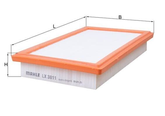 Gaisa filtrs KNECHT LX 3811 1