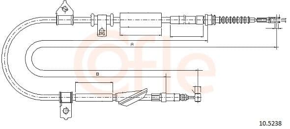 Trose, Stāvbremžu sistēma COFLE 92.10.5238 1