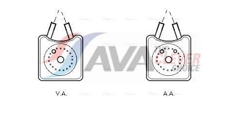 Eļļas radiators, Motoreļļa AVA Clever Choice VN3147 1